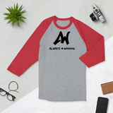 Always Winning 3/4 sleeve raglan shirt