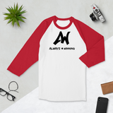 Always Winning 3/4 sleeve raglan shirt