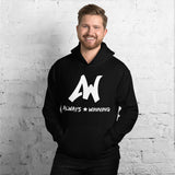 Always Winning Unisex Hoodie-White Letters