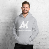 Always Winning Unisex Hoodie-White Letters