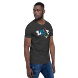 LOVE Pan-African Flag Short-Sleeve Unisex T-Shirt