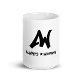 Always Winning White glossy mug